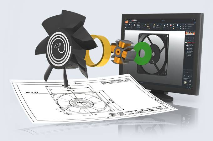 Der 3D-Tool 3D und 2D CAD-Viewer und 3D Konverter