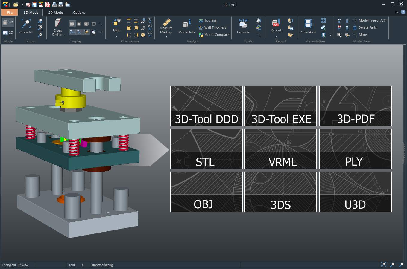 The 3D tool CAD Viewer facilitates collaboration and coordination within the company